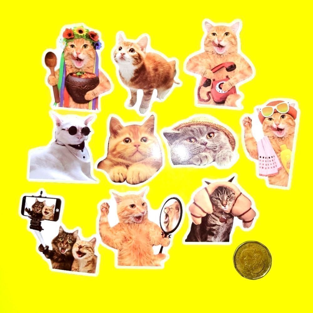 3/$20 brand new 10x waterproof funny stickers